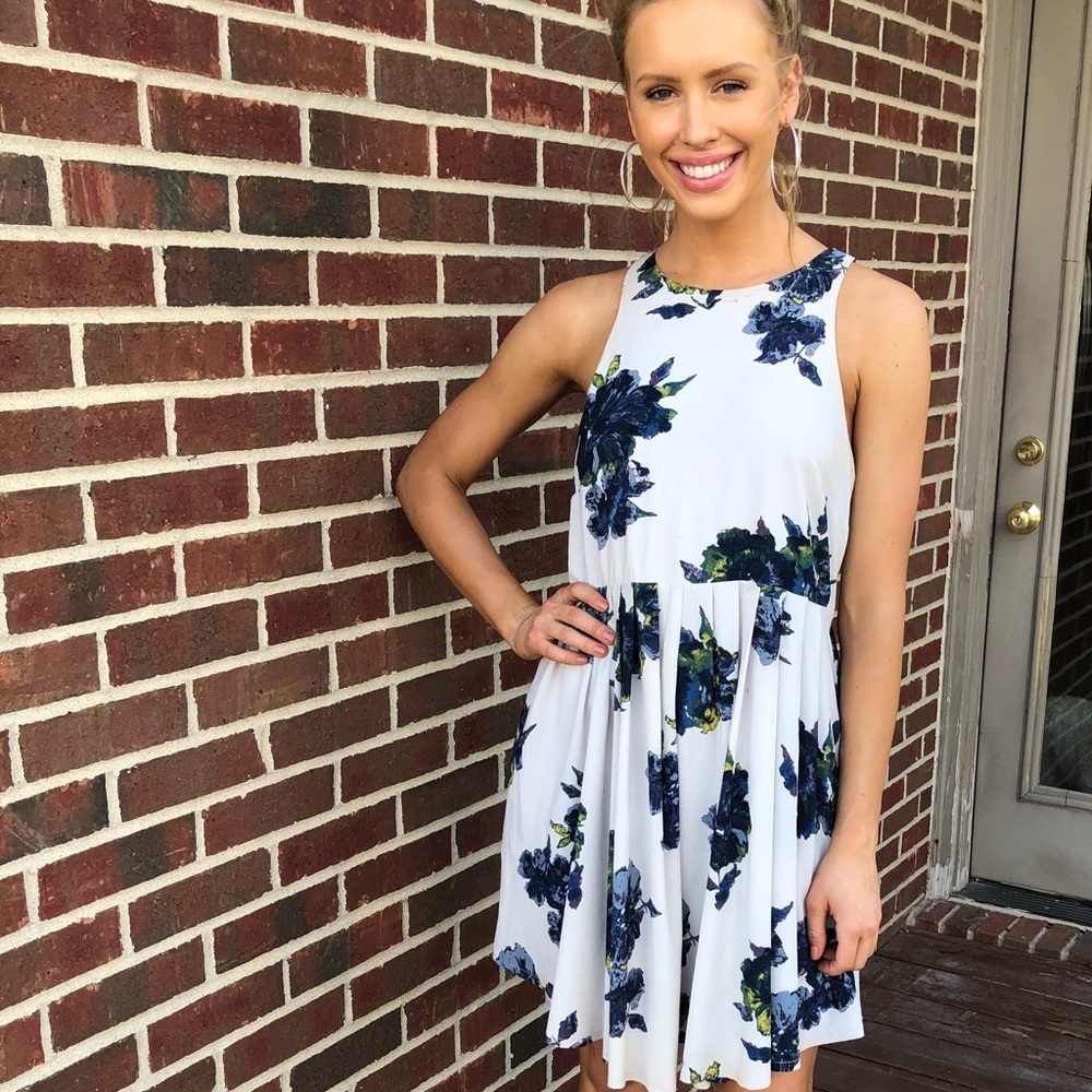 Free People summer flower print dress